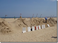 Sand sculptures in Ocean City